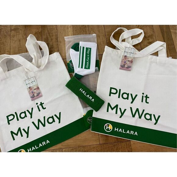 Halara Tote Bags & Accessories Sweatband Socks Lot #20 - Picture 1 of 1